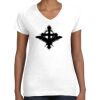 Women's Fine Jersey V-Neck Tee Women's Fine Jersey V-Neck Tee Thumbnail