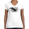 Women's Fine Jersey V-Neck Tee Women's Fine Jersey V-Neck Tee Thumbnail