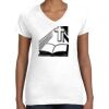 Women's Fine Jersey V-Neck Tee Women's Fine Jersey V-Neck Tee Thumbnail
