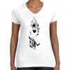 Women's Fine Jersey V-Neck Tee Women's Fine Jersey V-Neck Tee Thumbnail