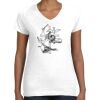 Women's Fine Jersey V-Neck Tee Women's Fine Jersey V-Neck Tee Thumbnail