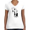 Women's Fine Jersey V-Neck Tee Women's Fine Jersey V-Neck Tee Thumbnail