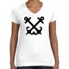 Women's Fine Jersey V-Neck Tee Women's Fine Jersey V-Neck Tee Thumbnail