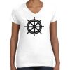 Women's Fine Jersey V-Neck Tee Women's Fine Jersey V-Neck Tee Thumbnail