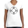 Women's Fine Jersey V-Neck Tee Women's Fine Jersey V-Neck Tee Thumbnail