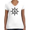 Women's Fine Jersey V-Neck Tee Women's Fine Jersey V-Neck Tee Thumbnail