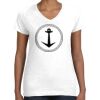 Women's Fine Jersey V-Neck Tee Women's Fine Jersey V-Neck Tee Thumbnail