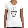 Women's Fine Jersey V-Neck Tee Women's Fine Jersey V-Neck Tee Thumbnail