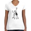 Women's Fine Jersey V-Neck Tee Women's Fine Jersey V-Neck Tee Thumbnail