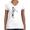 Women's Fine Jersey V-Neck Tee Women's Fine Jersey V-Neck Tee Thumbnail