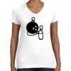 Women's Fine Jersey V-Neck Tee Women's Fine Jersey V-Neck Tee Thumbnail