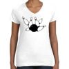 Women's Fine Jersey V-Neck Tee Women's Fine Jersey V-Neck Tee Thumbnail
