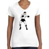 Women's Fine Jersey V-Neck Tee Women's Fine Jersey V-Neck Tee Thumbnail