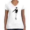Women's Fine Jersey V-Neck Tee Women's Fine Jersey V-Neck Tee Thumbnail