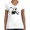 Women's Fine Jersey V-Neck Tee Women's Fine Jersey V-Neck Tee Thumbnail