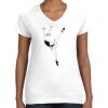 Women's Fine Jersey V-Neck Tee Women's Fine Jersey V-Neck Tee Thumbnail