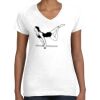 Women's Fine Jersey V-Neck Tee Women's Fine Jersey V-Neck Tee Thumbnail