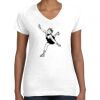 Women's Fine Jersey V-Neck Tee Women's Fine Jersey V-Neck Tee Thumbnail