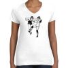 Women's Fine Jersey V-Neck Tee Women's Fine Jersey V-Neck Tee Thumbnail