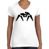 Women's Fine Jersey V-Neck Tee Women's Fine Jersey V-Neck Tee Thumbnail