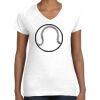 Women's Fine Jersey V-Neck Tee Women's Fine Jersey V-Neck Tee Thumbnail