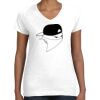 Women's Fine Jersey V-Neck Tee Women's Fine Jersey V-Neck Tee Thumbnail