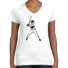 Women's Fine Jersey V-Neck Tee Women's Fine Jersey V-Neck Tee Thumbnail