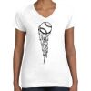Women's Fine Jersey V-Neck Tee Women's Fine Jersey V-Neck Tee Thumbnail
