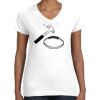 Women's Fine Jersey V-Neck Tee Women's Fine Jersey V-Neck Tee Thumbnail