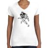 Women's Fine Jersey V-Neck Tee Women's Fine Jersey V-Neck Tee Thumbnail