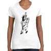 Women's Fine Jersey V-Neck Tee Women's Fine Jersey V-Neck Tee Thumbnail