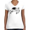 Women's Fine Jersey V-Neck Tee Women's Fine Jersey V-Neck Tee Thumbnail