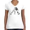 Women's Fine Jersey V-Neck Tee Women's Fine Jersey V-Neck Tee Thumbnail