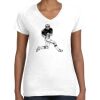 Women's Fine Jersey V-Neck Tee Women's Fine Jersey V-Neck Tee Thumbnail