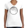 Women's Fine Jersey V-Neck Tee Women's Fine Jersey V-Neck Tee Thumbnail