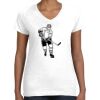 Women's Fine Jersey V-Neck Tee Women's Fine Jersey V-Neck Tee Thumbnail