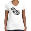 Women's Fine Jersey V-Neck Tee Women's Fine Jersey V-Neck Tee Thumbnail