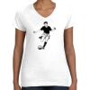 Women's Fine Jersey V-Neck Tee Women's Fine Jersey V-Neck Tee Thumbnail