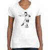 Women's Fine Jersey V-Neck Tee Women's Fine Jersey V-Neck Tee Thumbnail