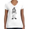 Women's Fine Jersey V-Neck Tee Women's Fine Jersey V-Neck Tee Thumbnail