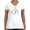 Women's Fine Jersey V-Neck Tee Women's Fine Jersey V-Neck Tee Thumbnail