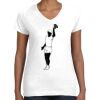 Women's Fine Jersey V-Neck Tee Women's Fine Jersey V-Neck Tee Thumbnail