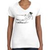 Women's Fine Jersey V-Neck Tee Women's Fine Jersey V-Neck Tee Thumbnail