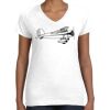 Women's Fine Jersey V-Neck Tee Women's Fine Jersey V-Neck Tee Thumbnail