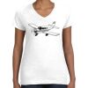 Women's Fine Jersey V-Neck Tee Women's Fine Jersey V-Neck Tee Thumbnail
