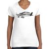 Women's Fine Jersey V-Neck Tee Women's Fine Jersey V-Neck Tee Thumbnail