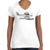 Women's Fine Jersey V-Neck Tee Women's Fine Jersey V-Neck Tee Thumbnail