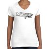 Women's Fine Jersey V-Neck Tee Women's Fine Jersey V-Neck Tee Thumbnail
