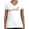 Women's Fine Jersey V-Neck Tee Women's Fine Jersey V-Neck Tee Thumbnail