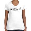 Women's Fine Jersey V-Neck Tee Women's Fine Jersey V-Neck Tee Thumbnail